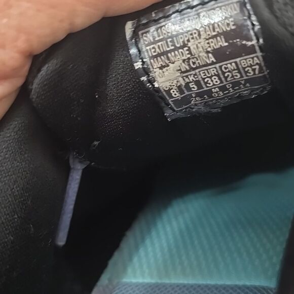 Skechers Women Washable Sneakers Air Cooled Memory Foam Lite-Foam Black/purple 8 - Picture 7 of 8